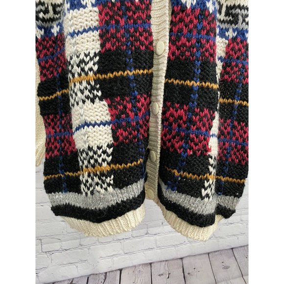 Vintage NWT A Little Extra Spice Womens Knit Sweater Button Up V Neck 24W/ 44 - Picture 7 of 11